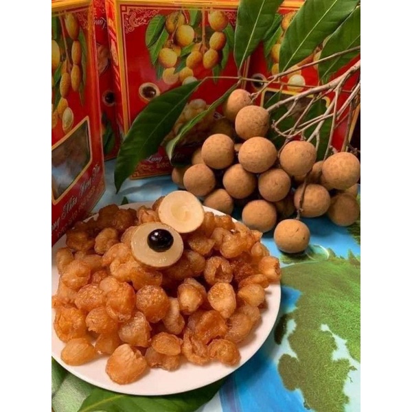 Long Nhãn Hưng Yên Sấy Khô Lon 500Gram [FREE SHIP]TỪ ĐƠN 50K, [Có Bán Sỉ] Hàng ngon nhà làm