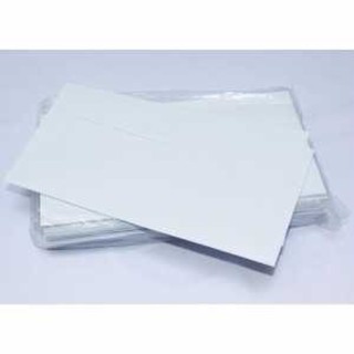 Phong bì trắng khổ A6 kich thuơc 12*22cm, ĐL 120, dày,đẹp. Tập 100 Chiếc