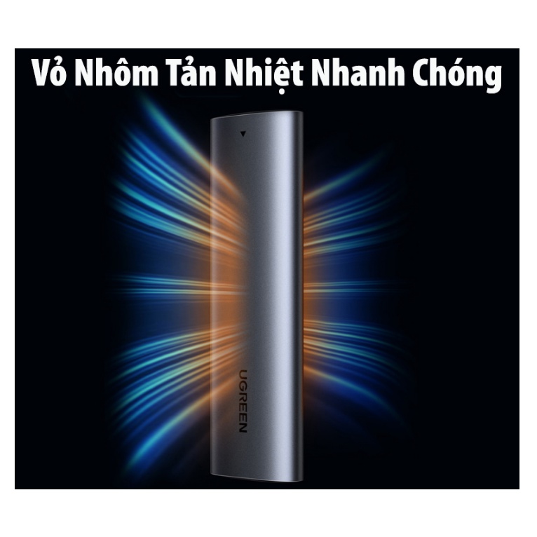 Thiết bị đựng ổ cứng M.2 SATA NVMe/NGFF Ugreen 90264
