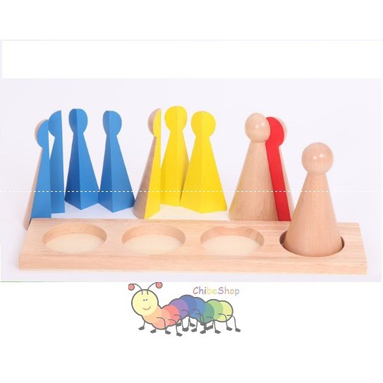 Quả cầu phân số - Giáo cụ montessori hư