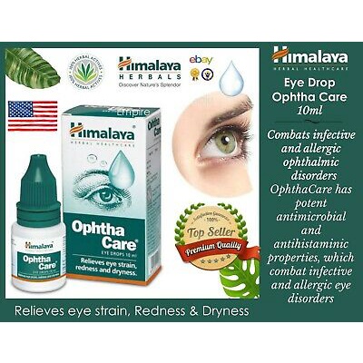 Dung dịch nhỏ mắt giảm mỏi mắt, khô mắt Himalaya Ophtha Care Eye Drops 10ml