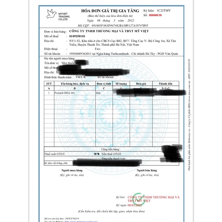 Vitamin tổng hợp cho bà bầu Prenatal Multi DHA 30