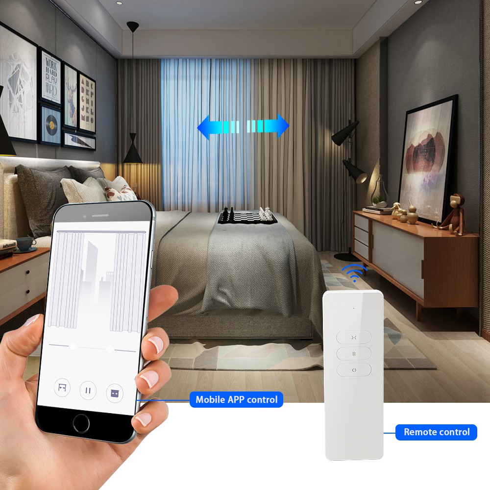 Động cơ rèm thông minh tự động Tuya Smart Life (Wifi và Zigbee)