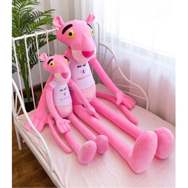 Gấu bông báo hồng Pink Panther ngộ nghĩnh, đủ size