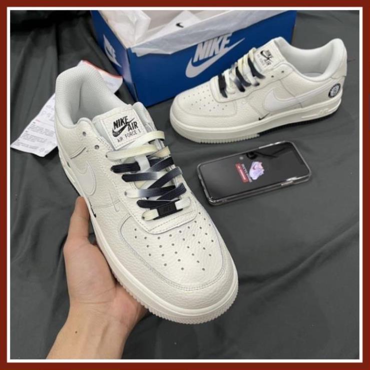 [FreeShip+ Hàng Xịn] GIÀY AF1 BROOKLYN CREAM SIÊU CẤP, GIẦY AF1 TRẮNG KEM ÂM DƯƠNG DÂY HAI MẦU