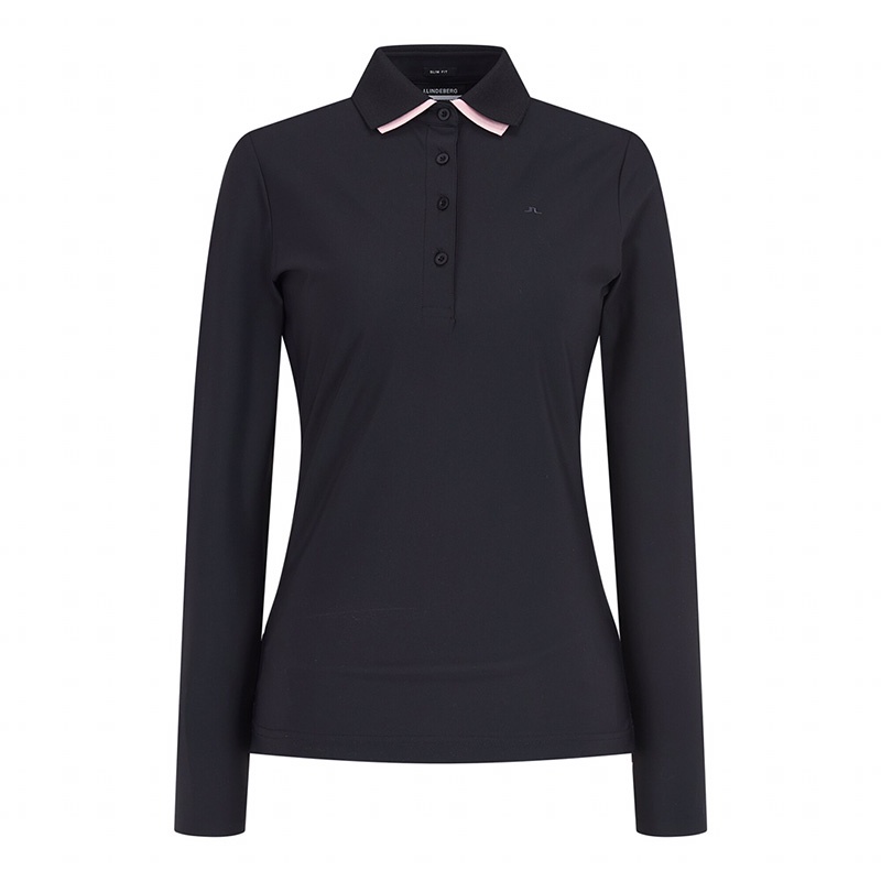 J.linderberg Áo Thun Thể Thao Nữ Tay Dài Ôm Dáng Thoáng Khí Nhanh Khô Thời Trang Thu Đông