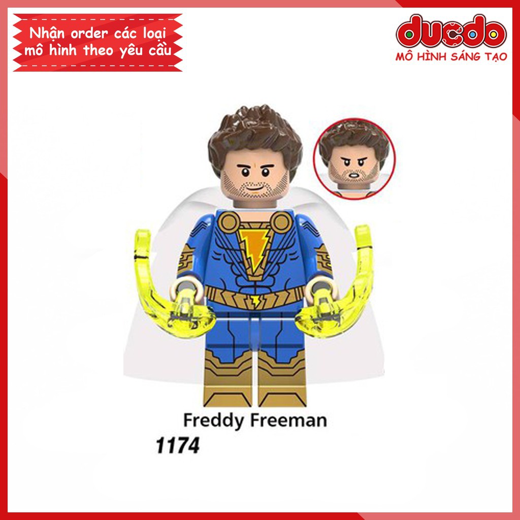 Minifigures các nhân vật siêu anh hùng trong Shazam - Đồ chơi Lắp ghép Xếp hình Mô hình Mini XINH X0247