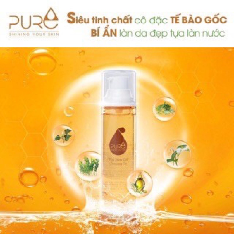 Gel rửa mặt tế bào gốc Pure chính hãng nhập khẩu 100% Hàn Quốc
