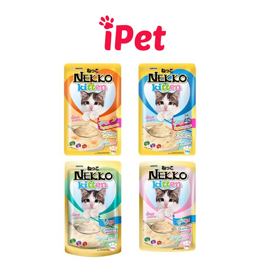 Thức Ăn Pate Cho Mèo Con Nekko Kitten - iPet Shop