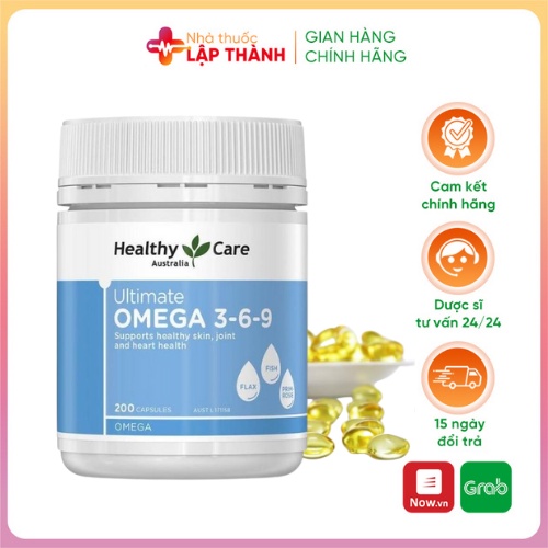Viên uống Healthy Care Ultimate Omega 3-6-9 200 viên