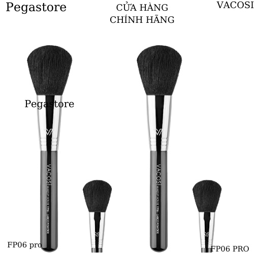 CỌ PHỦ VACOSI PRO FP06 ĐẦU LỚN - cọ trang điểm chuyên dụng