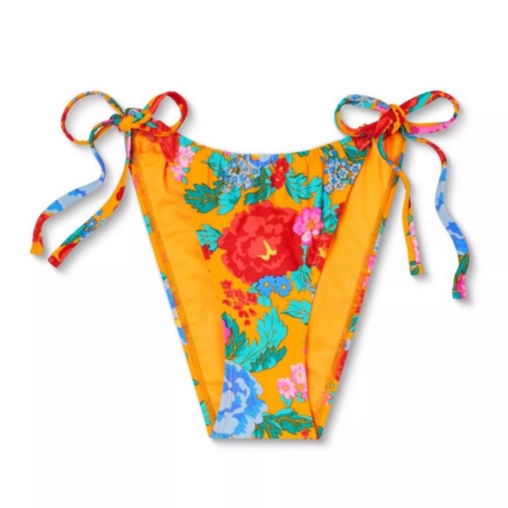 Bộ đồ bơi - Bikini 2 mảnh in hoa lá - Hàng VNXK