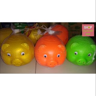 Ống Heo To Ú Ụ Nhựa Đựng Tiền Cute (Size 15 cm)