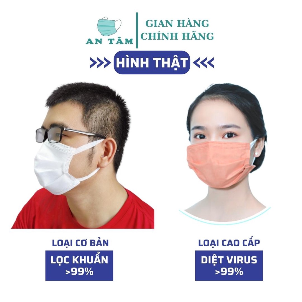 3 Hộp Khẩu Trang Y Tế Vietnam Medical 4 Lớp, Kháng Khuẩn, Không Đau Tai