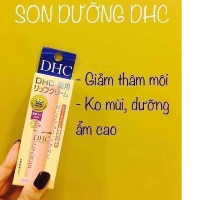 Son dưỡng môi DHC Lip Cream 1,5g Nội địa Nhật