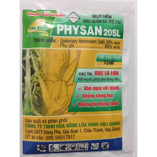Thuốc phun nấm Physan 20 SL (gói 12ml) nhập khẩu-  chuyên dụng.