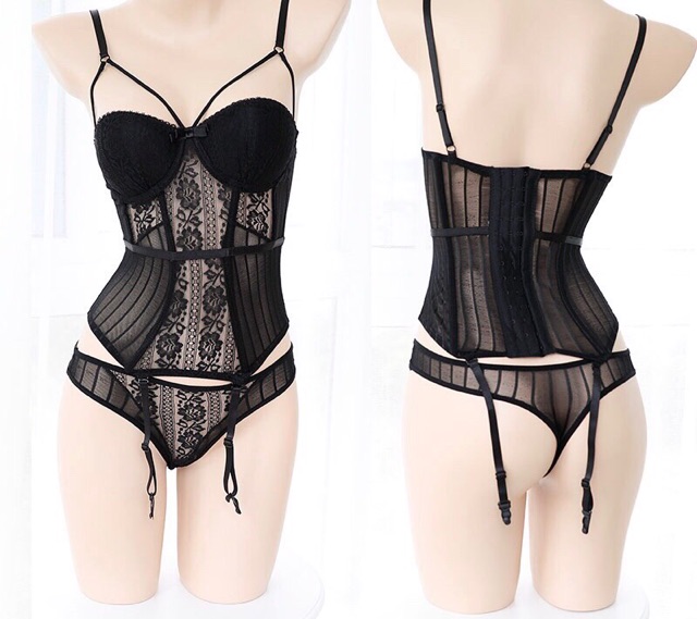 Bodysuit ren dạng corset kiểu dáng sexy gợi cảm - hàng nhập qc cao cấp ( lướt ảnh cuối để xem hình thật shop chụp ) | BigBuy360 - bigbuy360.vn