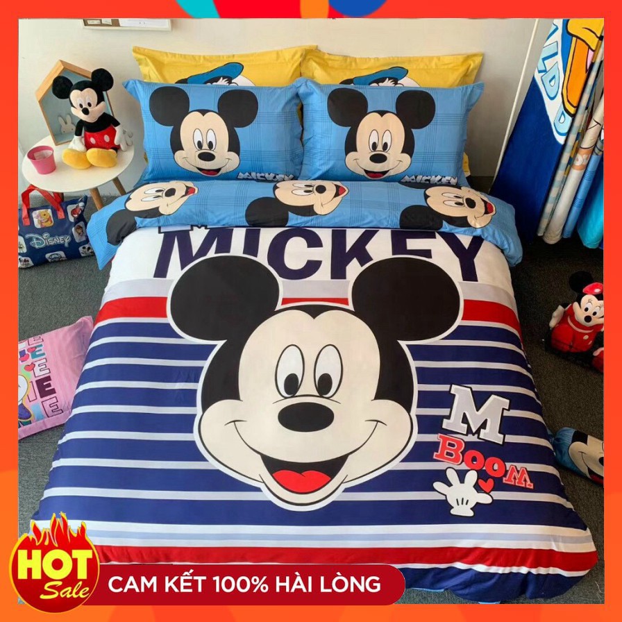 [Free Ship] Bộ Chăn Ga Gối Cotton Nhập Khẩu Cao Cấp Họa Tiết Hoạt Hình Disney Cho Bé Komi Store - Bảo Hành Lỗi 1 Đổi 1 | BigBuy360 - bigbuy360.vn