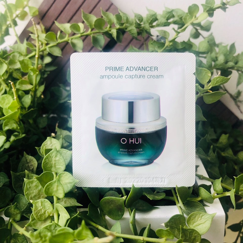 Gói dùng thử Kem dưỡng chống lão hoá trẻ hoá da Ohui Prime Advancer Ampoule Capture Cream sample/ Mỹ phẩm chính h