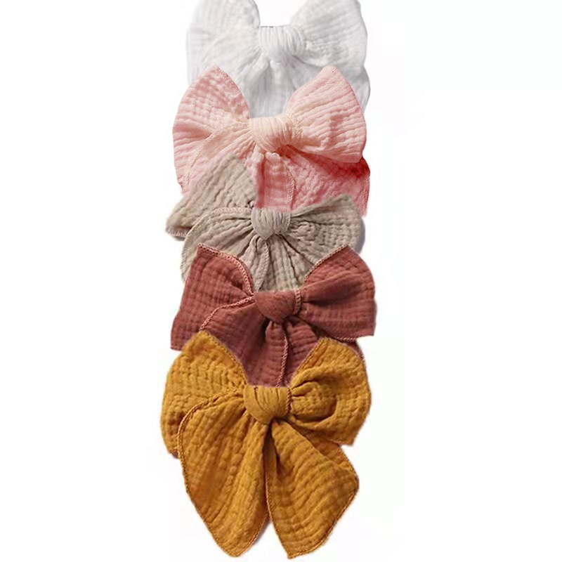 Kẹp Tóc Đính Nơ Phong Cách Hồi Giáo Dễ Thương Cho Bé Gái