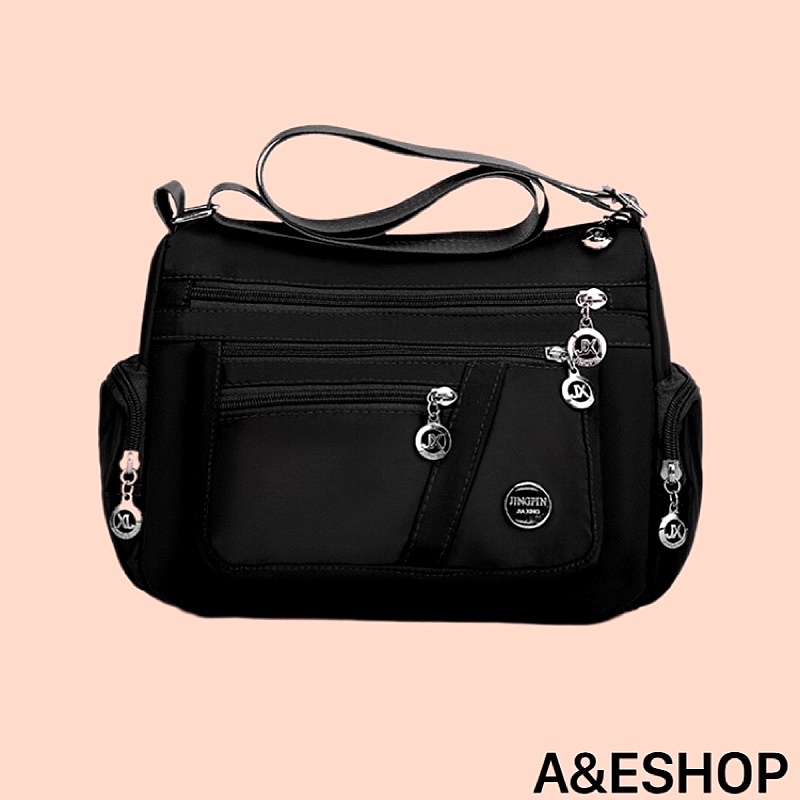 Túi xách nữ vải dù đeo Chéo Chống nước JINGPIN Sz28 cao cấp - A&ESHOP 19067