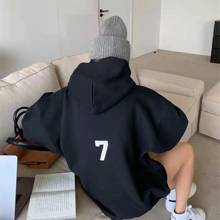 Áo hoodie bo gấu lót lông ABC (tTẶNG QUÀ) nam nữ phom rộng có mũ thu đông có BIG SIZE | BigBuy360 - bigbuy360.vn