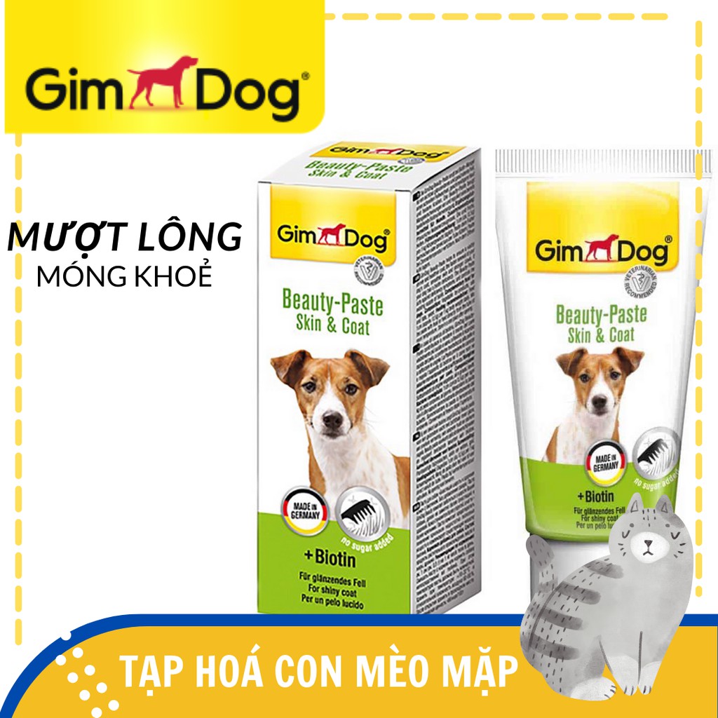 Gel dinh dưỡng GimDog mượt lông cho cún