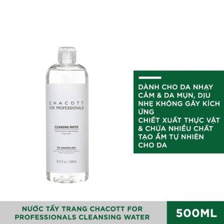 NƯỚC TẨY TRANG CHACOTT MẪU MỚI