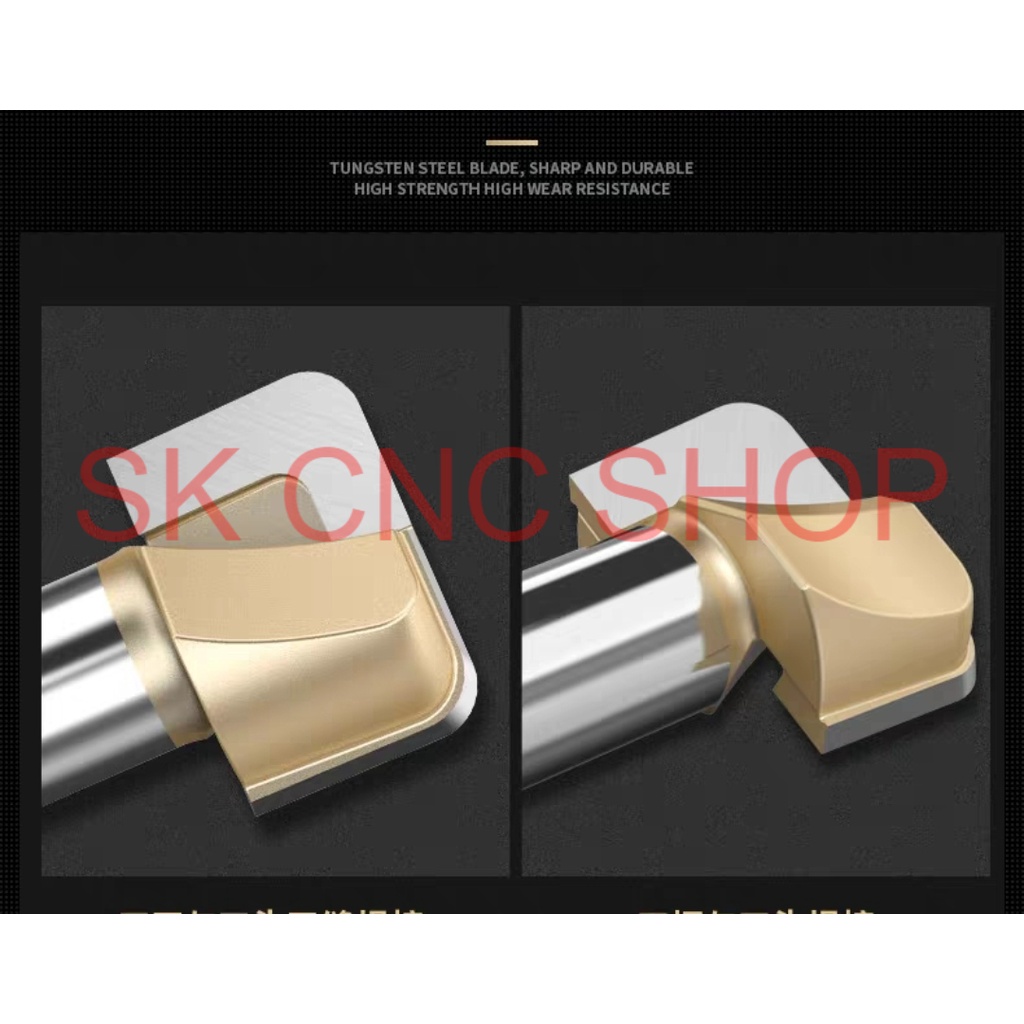 Mũi phay đánh rãnh tròn phẳng . Mũi CNC làm khay gỗ - SK CNC SHOP