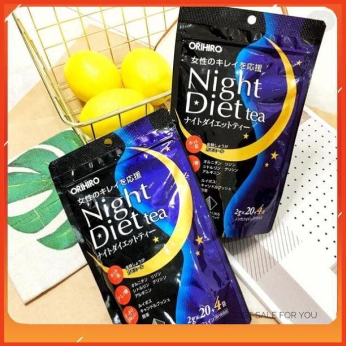 Trà giảm cân Night diet Nhật bản [FREE SHIP_CHÍNH HÃNG] Trà đêm orihiro