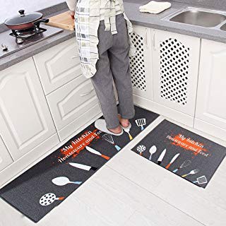 Bộ 4 thảm trải sàn nhà bếp tiện dụng (2 thảm dài - 2 thảm ngắn)