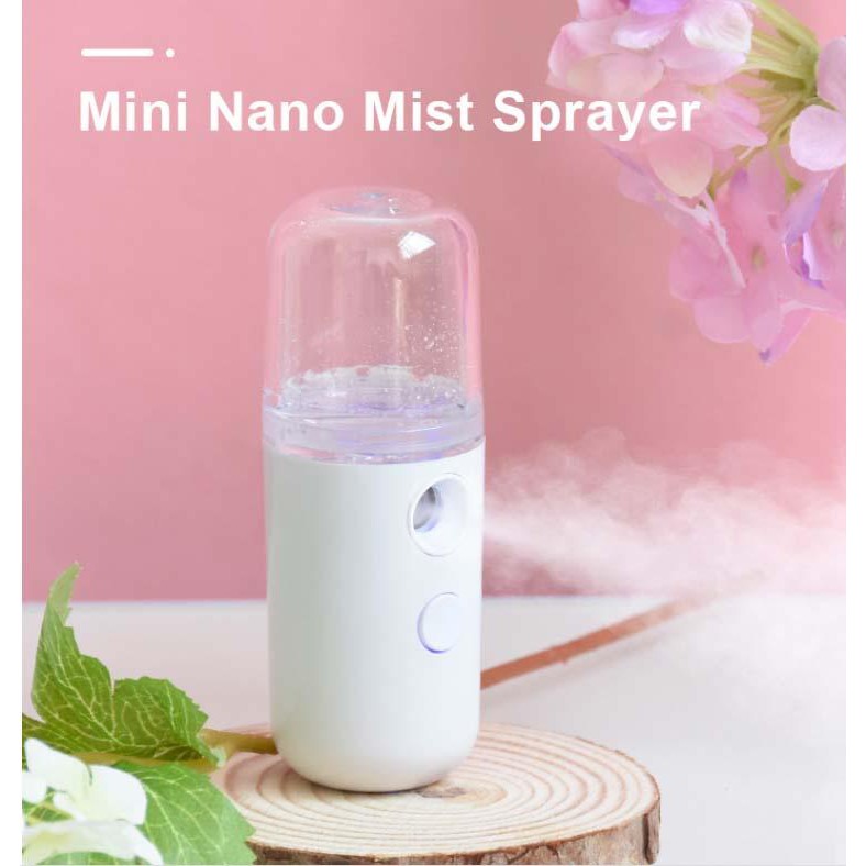 Máy Xông Mặt Xịt Khoáng Mini Cầm Tay  Nano Mist Sprayer