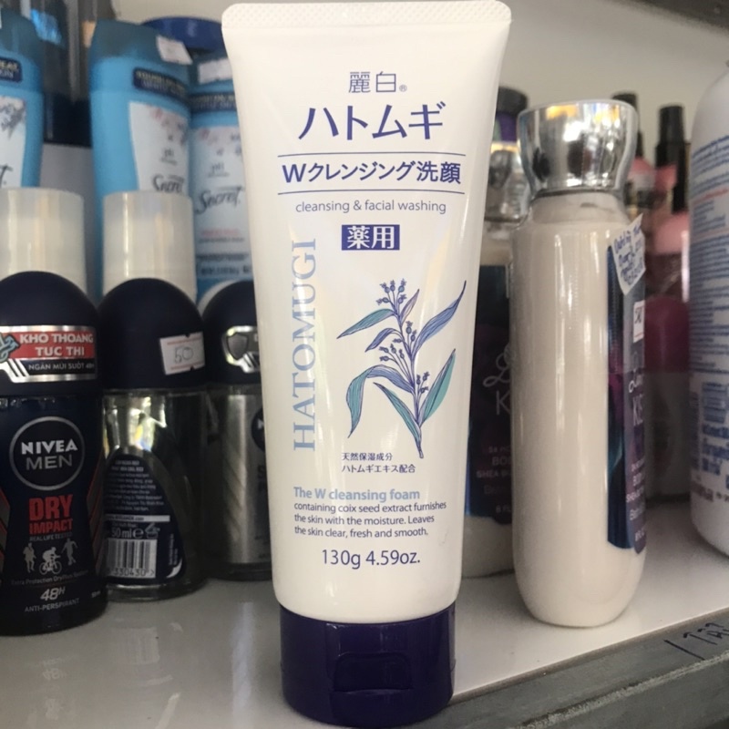 Sữa rửa mặt Hatomugi 130-170g(Hàng Nhật)