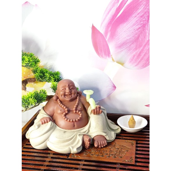 PHẬT DI LẶC GỐM TỬ  SA