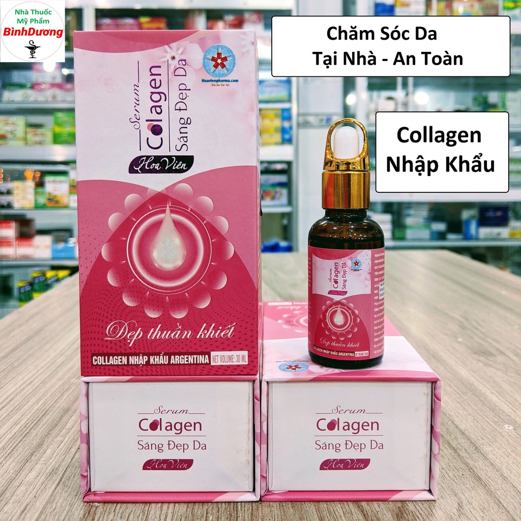 Serum Collagen nhập khẩu từ Argentina - Serum Collagen Sáng Đẹp Da Hoa Viên 30ml  – FreeShip