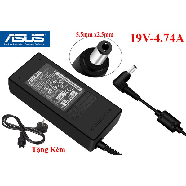 💥Sạc Laptop Asus 19V - 4.74A ( 90W ) Kèm dây nguồn ( Adapter Asus 19V - 4.74A - 90W ) | FREE SHIP ĐƠN TỪ 50K