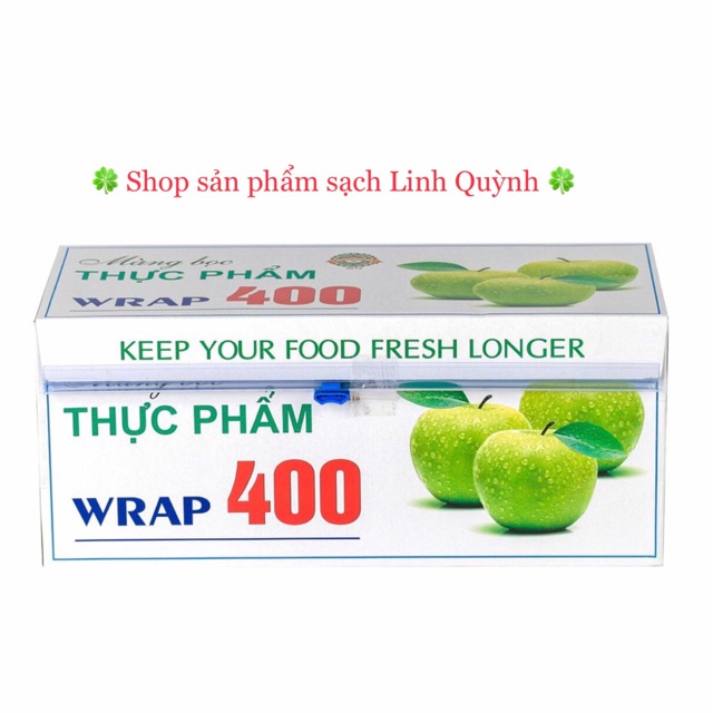 Màng bọc 30cmx250m - EUfood Táo EU400 Thái Lan (Không chứa chất gây ung thư)