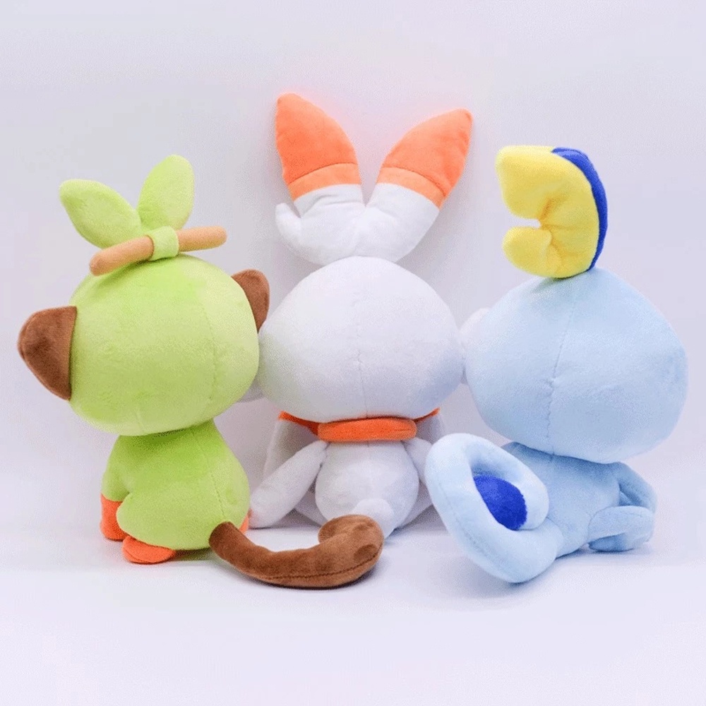 1 thú nhồi bông hình chú thỏ Scorbunny Sobble Grookey dễ thương cho bé