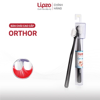 Bàn Chải Đánh Răng Lipzo Orthor Cao Cấp Công Nghệ Chỉ Tơ 2 Đầu Mềm Mảnh Chuyên Biệt Cho Người Niềng Răng