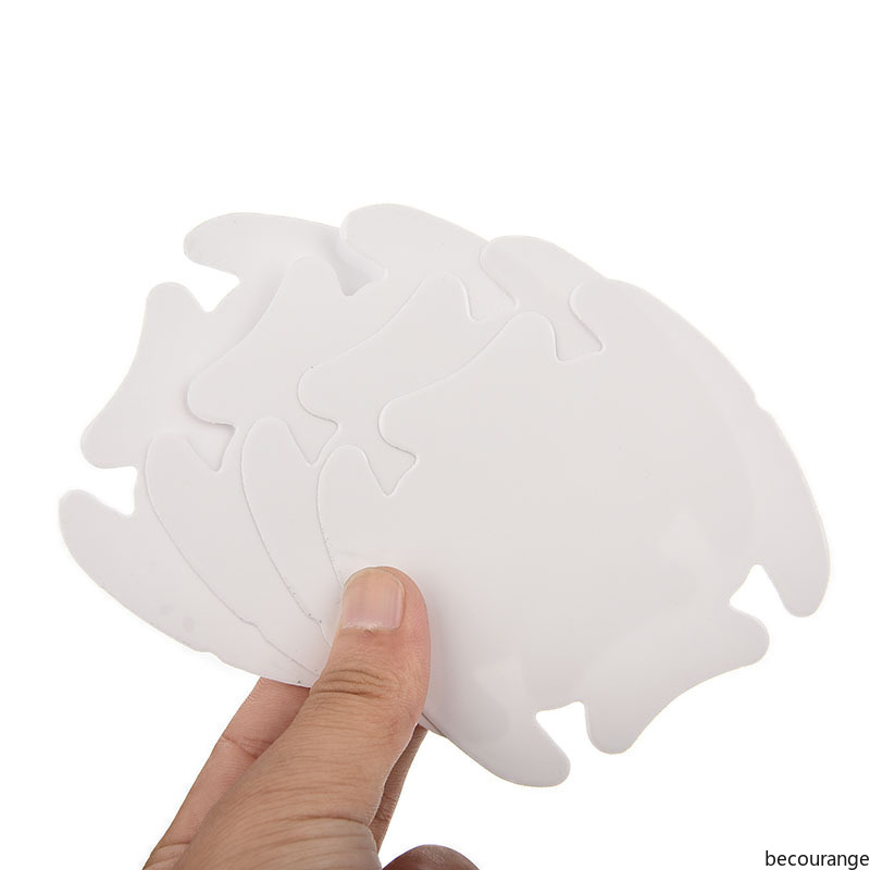 Set 4 miếng dán bảo vệ tay cầm ô tô trong suốt chống trầy xước