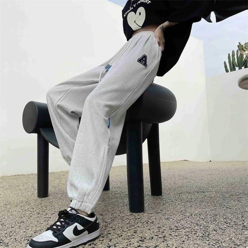 Quần Unnisex Jogger Thêu Chữ A ( mã QCA094)