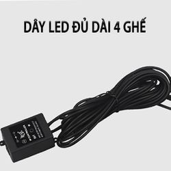 [NHẠC] DẢI ĐÈN LED TRANG TRÍ NỘI THẤT XE HƠI CÓ NHÁY THEO NHẠC