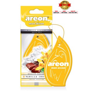 Lá thơm treo ô tô Areon hương Vanilla Choco (NGỌT NGÀO) - Areon Mon Vanilla Choco