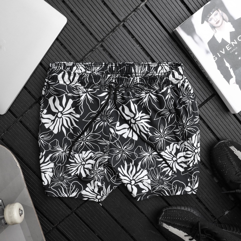 [12 MÀU] Quần short đi biển/ quần bơi 2 lớp form trên gối, lên ảnh bao đẹp 8975