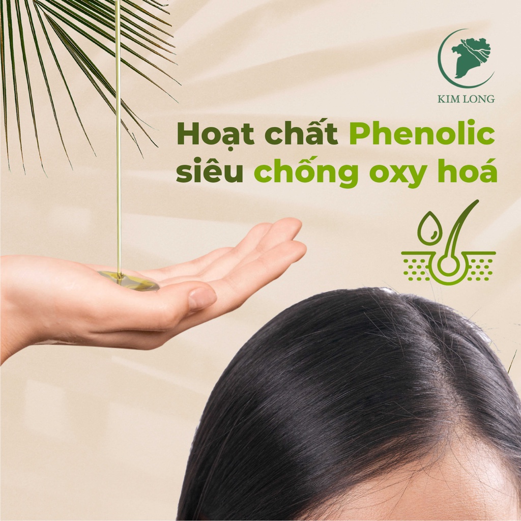 Dầu Dừa Truyền Thống Kim Long Tinh Khiết Thuần Chay, Hỗ Trợ Dưỡng Da, Dưỡng Tóc, Dưỡng Môi 100ml