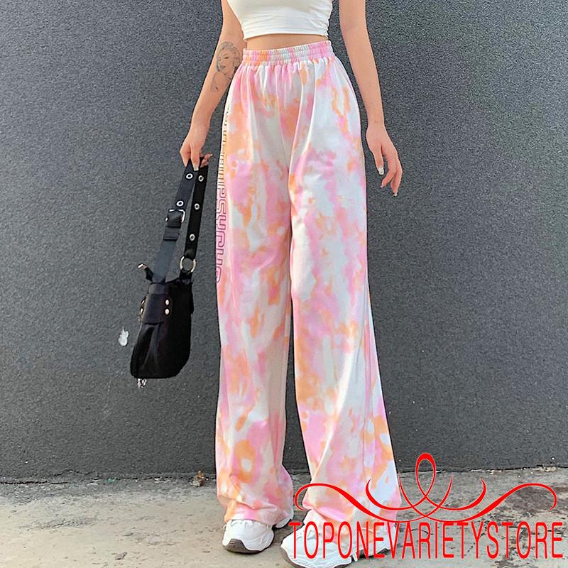 Quần Jogger Lưng Cao Phối Màu Cá Tính Cho Nữ | BigBuy360 - bigbuy360.vn