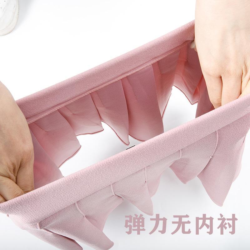 Chân Váy Xếp Ly Lưng Cao Co Giãn Không Có Quần An Toàn