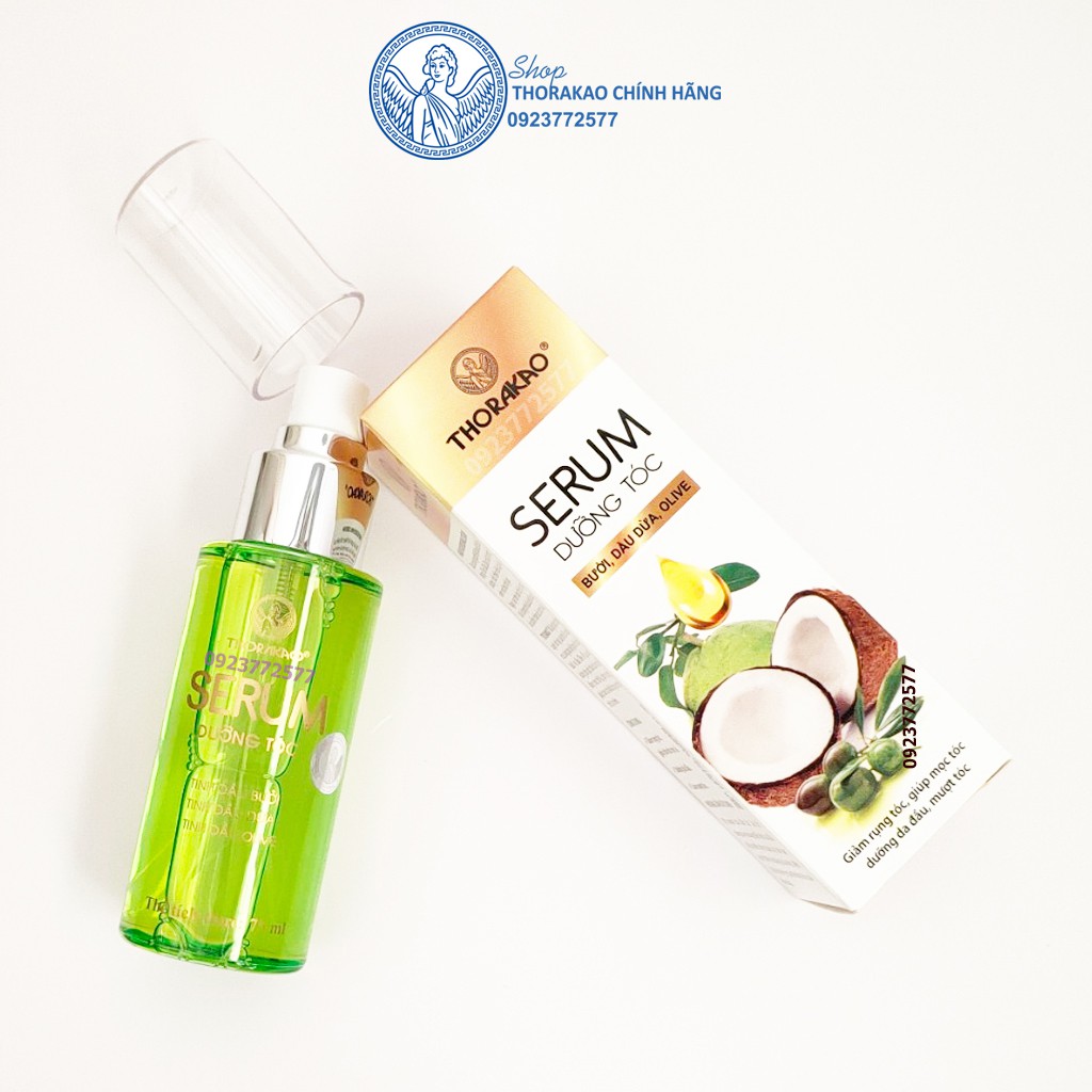 Serum Dưỡng Tóc 75ml Thorakao Giúp Giảm rụng tóc, ĐẶC BIỆT: giúp tóc mọc lại.