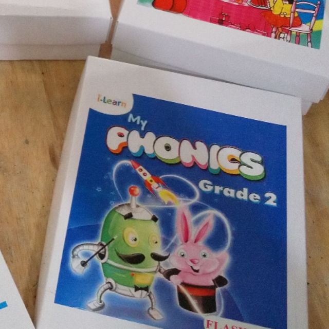 Thẻ Flashcard i-Learn My Phonics Grade 1 khổ A5 in 2 mặt