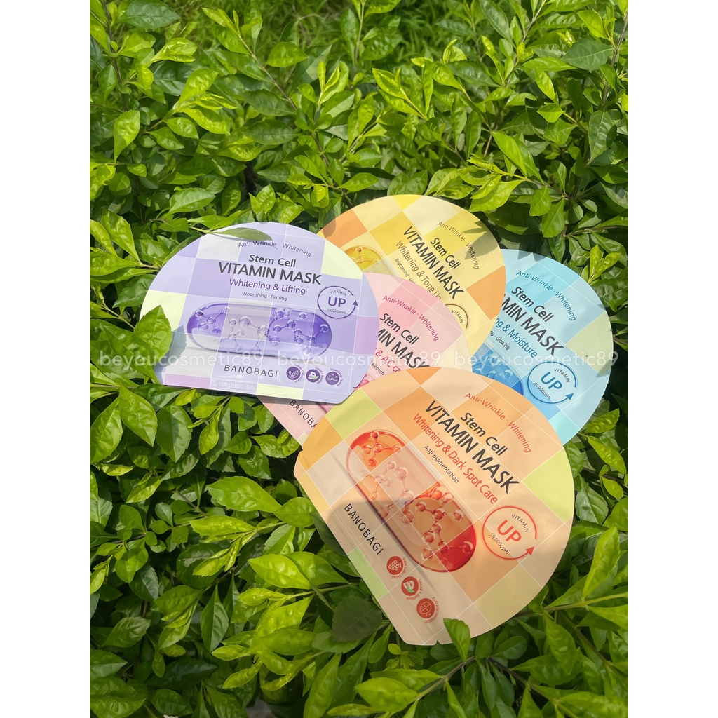 Mặt Nạ Banobagi STEM CELL Dưỡng Ẩm Trắng Da Vita Genic Jelly Vitamin Mask (Miếng lẻ)